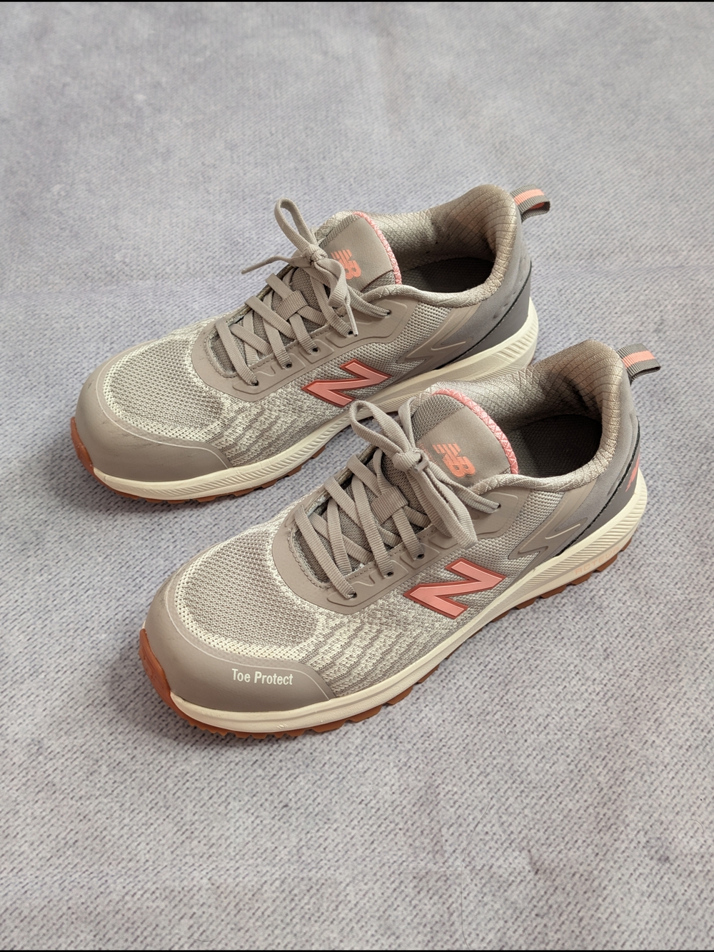 New Balance Work Womens Speedware Composite Toe Beige Desert Flower Size 8.5